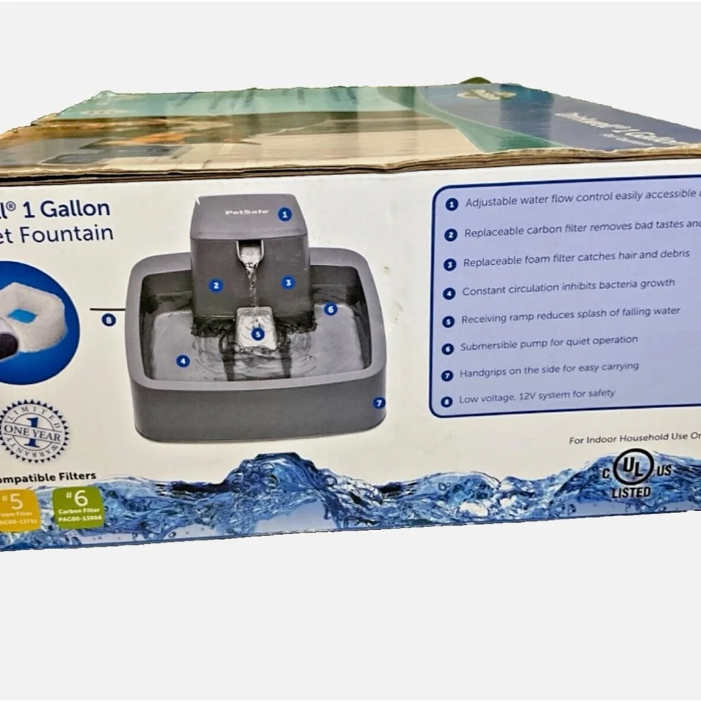 PetSafe Drinkwell Water Fountain for Cats, Dogs, or Multiple Pets